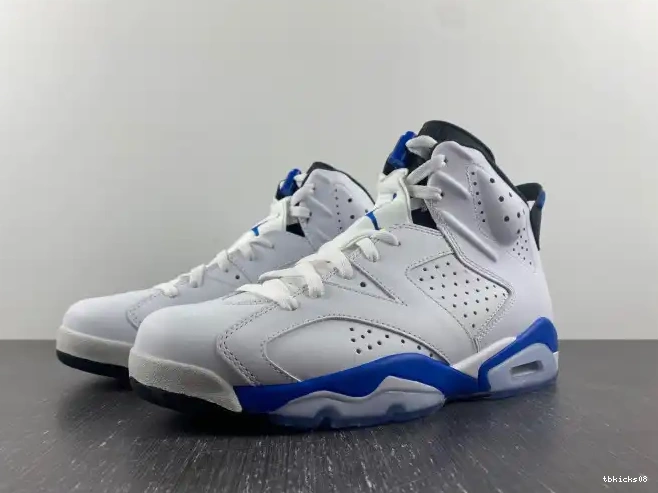 TBkick 6 Jordan (2014) Air Blue Sport 384664-107 Retro 0608